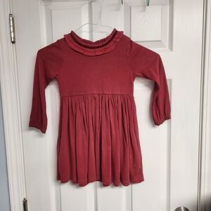 Mini Boden Scarlet Ruffle Dress